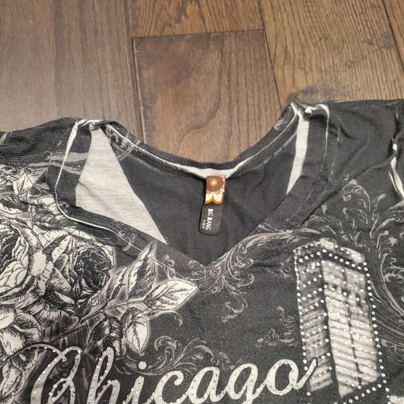 Chicago Big Bang Rhinestone shir - Picture 2 of 7